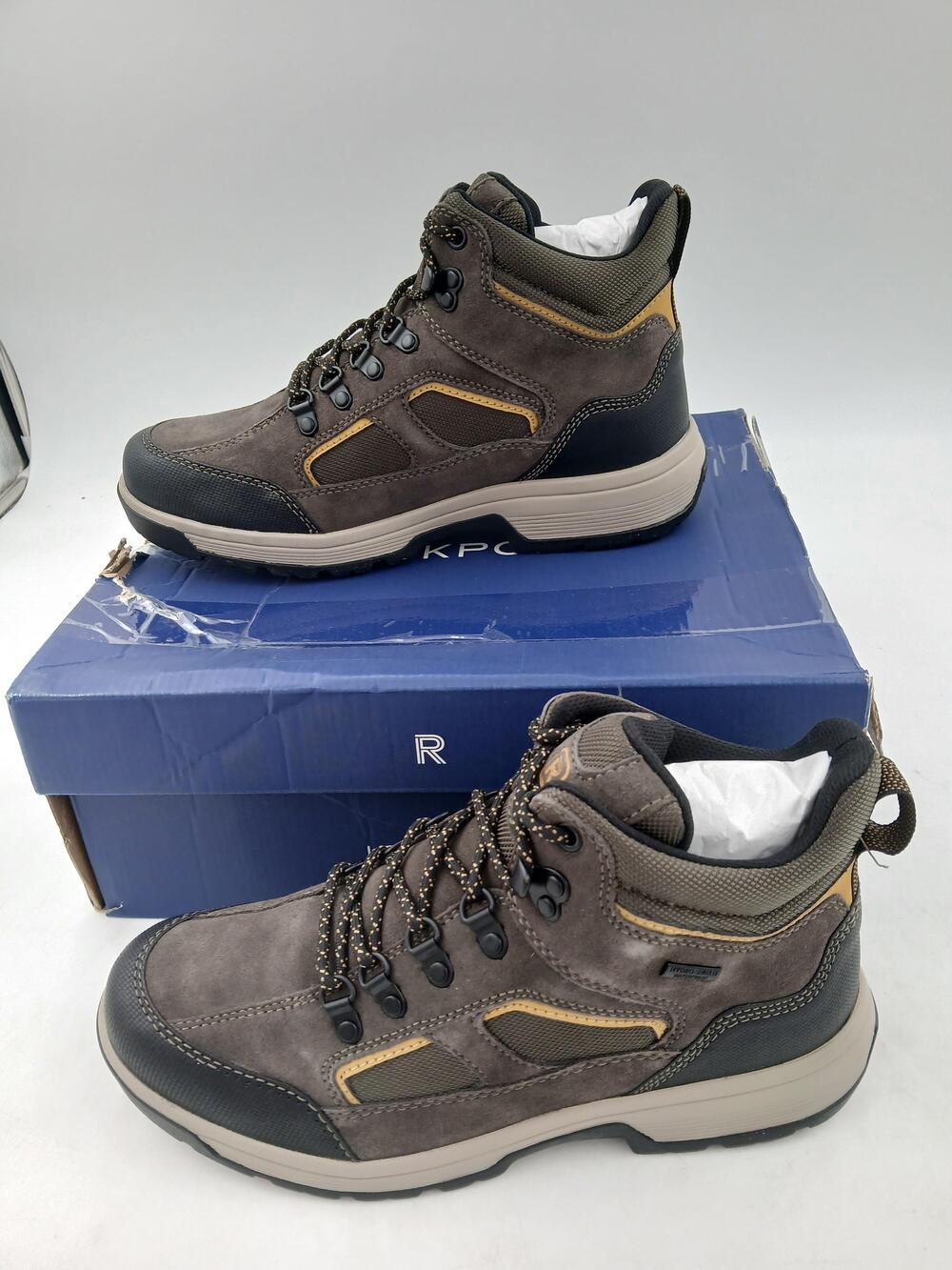 Rockport Evan Hiking Shoes Mens Size 9 Brown Leather Trutech Trail Boots New